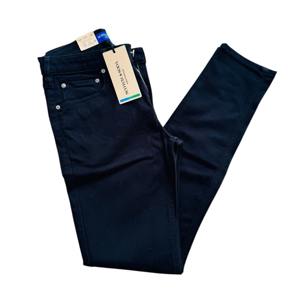 SCOTCH & SODA***Men's Skim Skinny Black Jeans Denim***Size 29/32***$148 - Picture 1 of 7